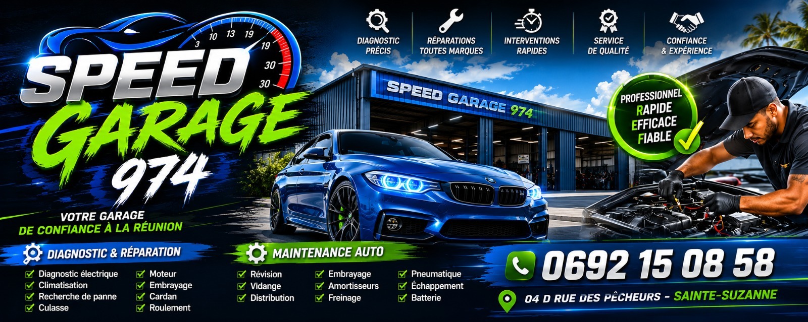 Speed Garage 974 – Flyer